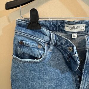 Abercrombie & Fitch High Rise Blue Jeans